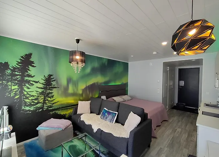 Northern Lights - Cozy Apartment, Sisaeltaeae Liinavaatteet